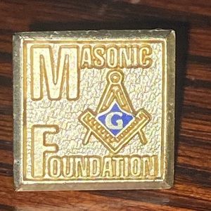 Masonic Foundation Lapel Pin